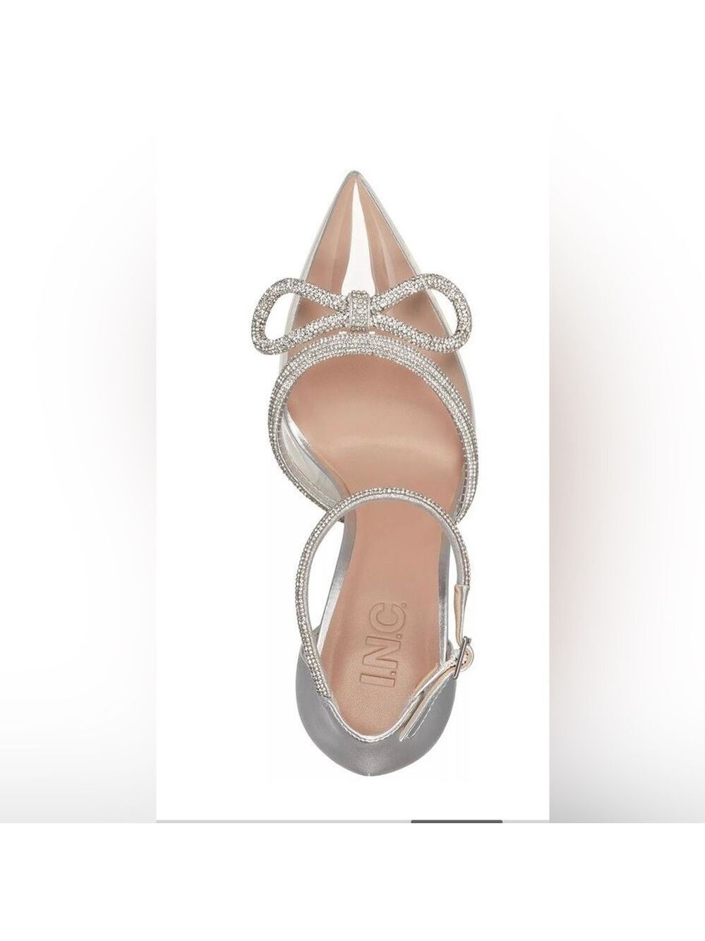 I.n.c. International Concepts Lidani Pointed Toe Clear Vinyl Pumps - 6